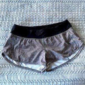 Lululemon speed up shorts. Size 8.